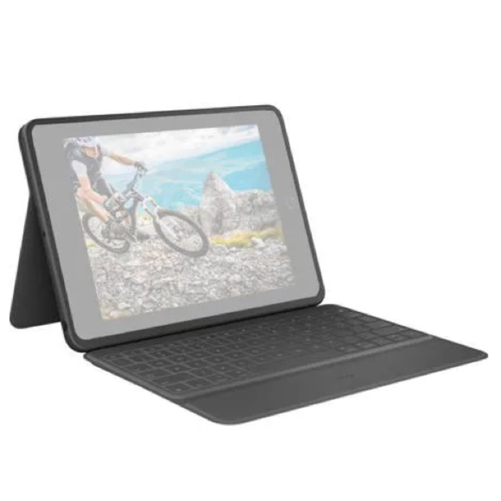 Logitech Rugged Folio Protective Keyboard Case for iPad 7th & 8th Generation NIB
